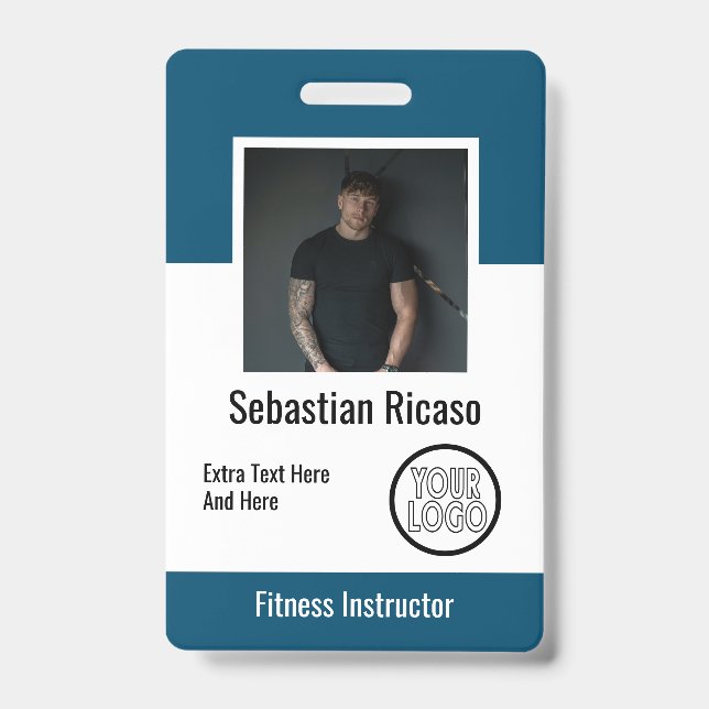 Personalisiertes Blau Ausweis (Vorderseite)