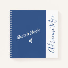 Personalisiertes Blaubuch und Weißbuch Notizbuch
