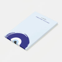 Personalisiertes Blaues Böser Blick Schutzsymbol