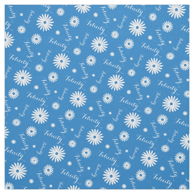 Personalisiertes blaues Farbmuster Stoff (Muster)