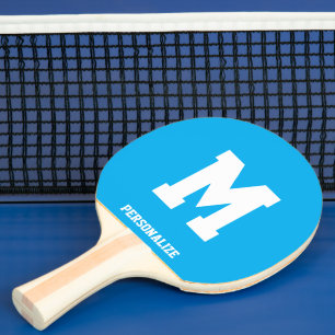Personalisiertes blaues Ping-Pong-Tischtennisschlä Tischtennis Schläger