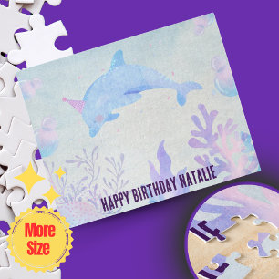 Personalisiertes Blaues Wasser - Meer und Delphine