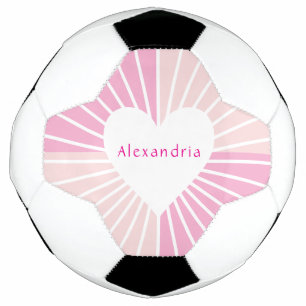 Personalisiertes Blindrosa Fußball