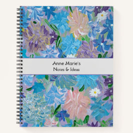 Personalisiertes Blue Haze-Notebook Notizbuch