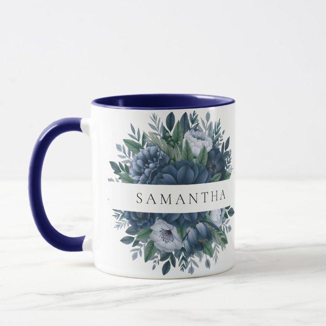 Personalisiertes Blumengeschenk | Geschenk Tasse (Links)