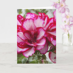Personalisiertes Blumenjubiläum Karte