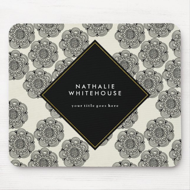 Personalisiertes BlumenMousepad Mousepad (Vorne)