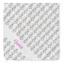 Personalisiertes Blumenmuster Bandana - Individuel