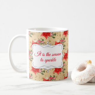 Personalisiertes Blumenmuster Kaffeetasse