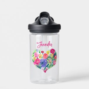 Personalisiertes Blumenwerk Trinkflasche