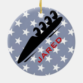 Personalisiertes BobSledding Ornament