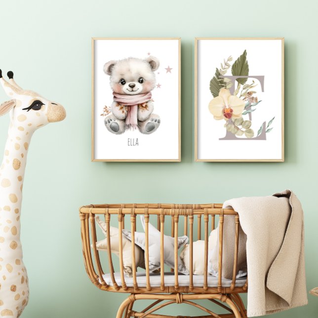 Personalisiertes Boho Kinderzimmer Dekoration Kuns Bilderwand Sets (Von Creator hochgeladen)