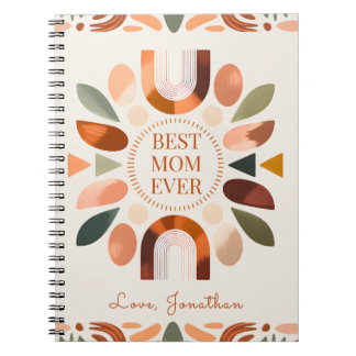 Personalisiertes Boho-Mutter-Notizbuch-Geschenk Notizblock