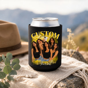 Personalisiertes Bootleg 90er Retro Freundin Vinta Dosenkühler