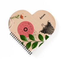 Personalisiertes botanisches Herz