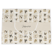 Personalisiertes Botanisches Kräuter-Taschentuch B