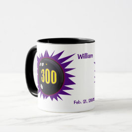 Personalisiertes Bowling 300 Spiel, Bowling Ball T Tasse