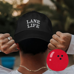 Personalisiertes Bowlingbahn-Geschenk für Spieler Bestickte Baseballkappe