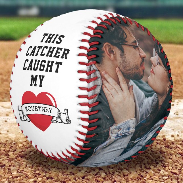 Personalisiertes Boyfriend-Foto Baseball (Von Creator hochgeladen)