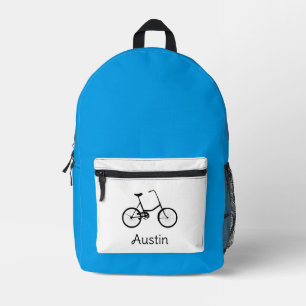 Personalisiertes Boys Bike Bedruckter Rucksack