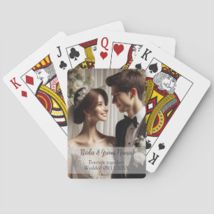Personalisiertes Braut- und HochzeitsFoto Spielkarten