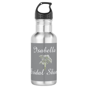 Personalisiertes Brautdusche-Geschenk, Florales Ho Edelstahlflasche