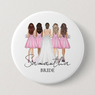 Personalisiertes Brautgeschenk mit individuellem N Button