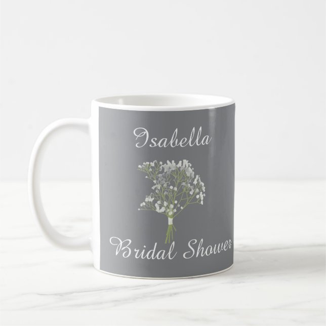 Personalisiertes Brautjungfern-Abschiedsgeschenk,  Kaffeetasse (Links)