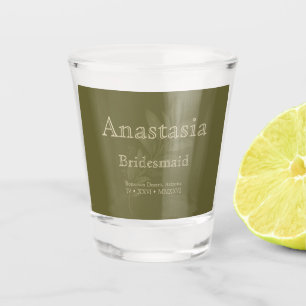 Personalisiertes Brautjungfern-Schnapsglas Sage Schnapsglas
