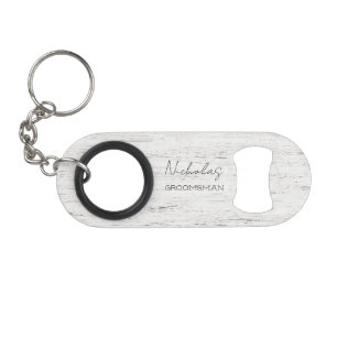 Personalisiertes Brautparty aus Whitewusch Mini Flaschenöffner