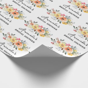 Personalisiertes Brautparty-Geschenkpapier mit flo Geschenkpapier