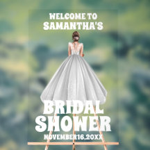 Personalisiertes Brautparty Willkommen