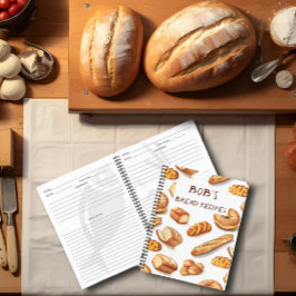 Personalisiertes Brettrezept Notizbuch