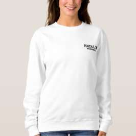 Personalisiertes Bridesmaid-Geschenk Hochzeitsgesc Besticktes Sweatshirt