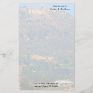 Personalisiertes Briefpapier Hollywood Hills