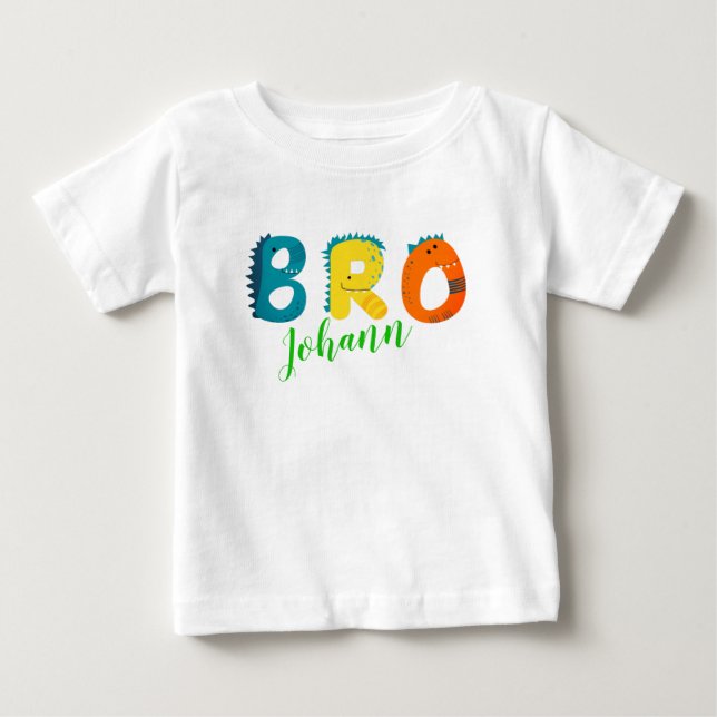 Personalisiertes BRO Baby T-shirt (Vorderseite)