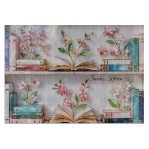 Personalisiertes Bücherregal Küchen-Glas-Schneidbr Schneidebrett