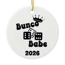 Personalisiertes Bunco-Babe-Ornament