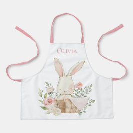 Personalisiertes Bunny Rabbit Pink Schürze