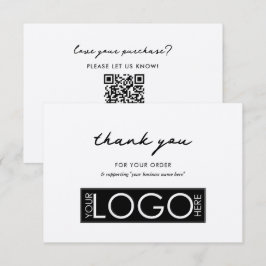 Personalisiertes Business Dankeschön Logo Rustic K Dankeskarte