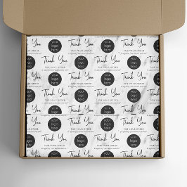 Personalisiertes Business-Dankeschön-Logo Seidenpapier