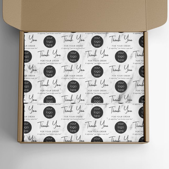 Personalisiertes Business-Dankeschön-Logo Seidenpapier (Von Creator hochgeladen)