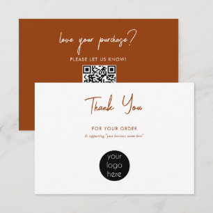 Personalisiertes Business Vielen Dank Logo Terraco Dankeskarte