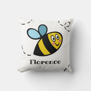 Personalisiertes Busy Bumblebee Muster Kissen