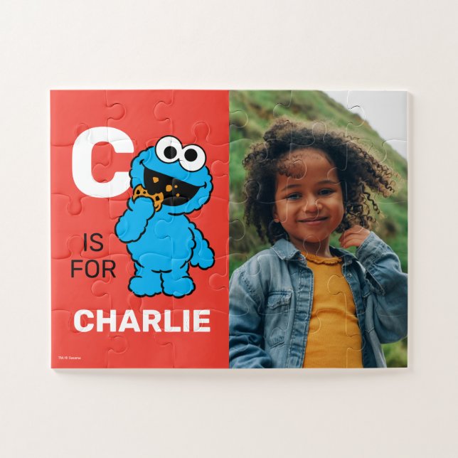 Personalisiertes C ist für Cookie Monster - Foto (Horizontal)