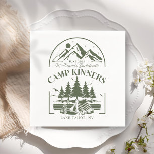 Personalisiertes Camp Bachelorette Serviette