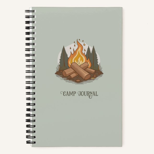 Personalisiertes Camp Notizbuch (Vorderseite)
