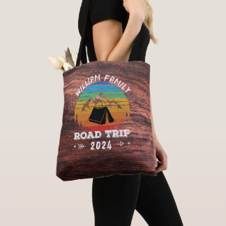 Personalisiertes Camping Adventure Road Trip Tasche