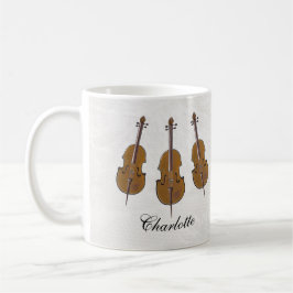 Personalisiertes Cello-Geschenk Kaffeetasse