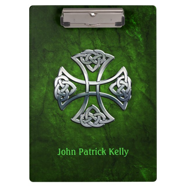 Personalisiertes Celtic Cross Klemmbrett (Vorderseite)